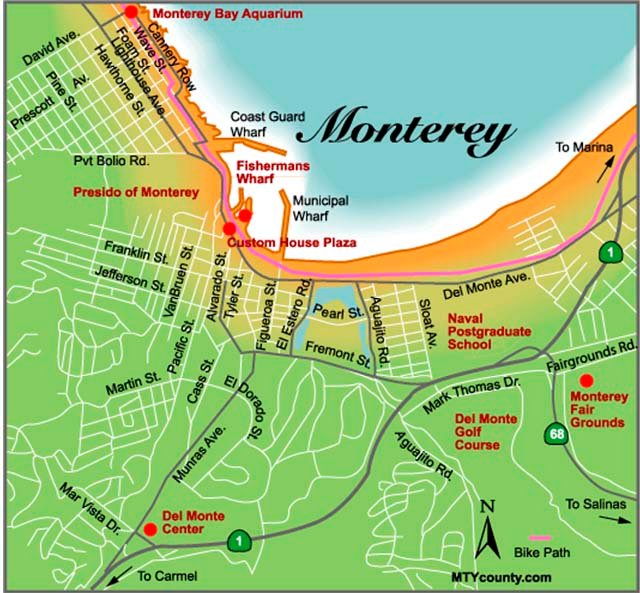 Monterey Map